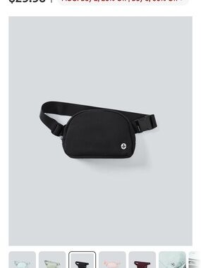 HALARA Black Crossbody Waist Pack